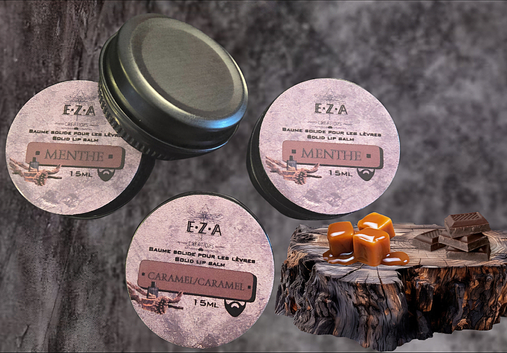 Baume solide pour les lèvres homme •