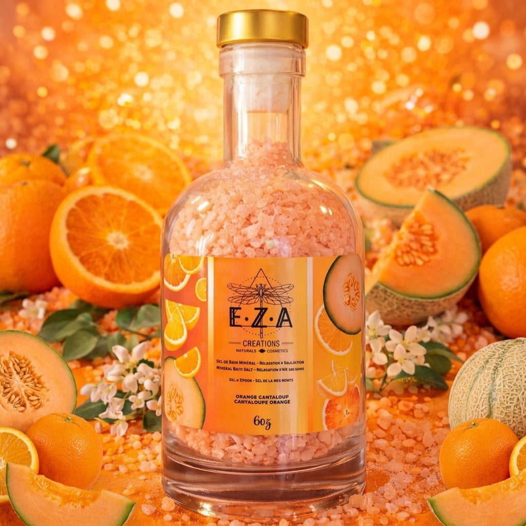 Sel de bain Orange & Cantaloup