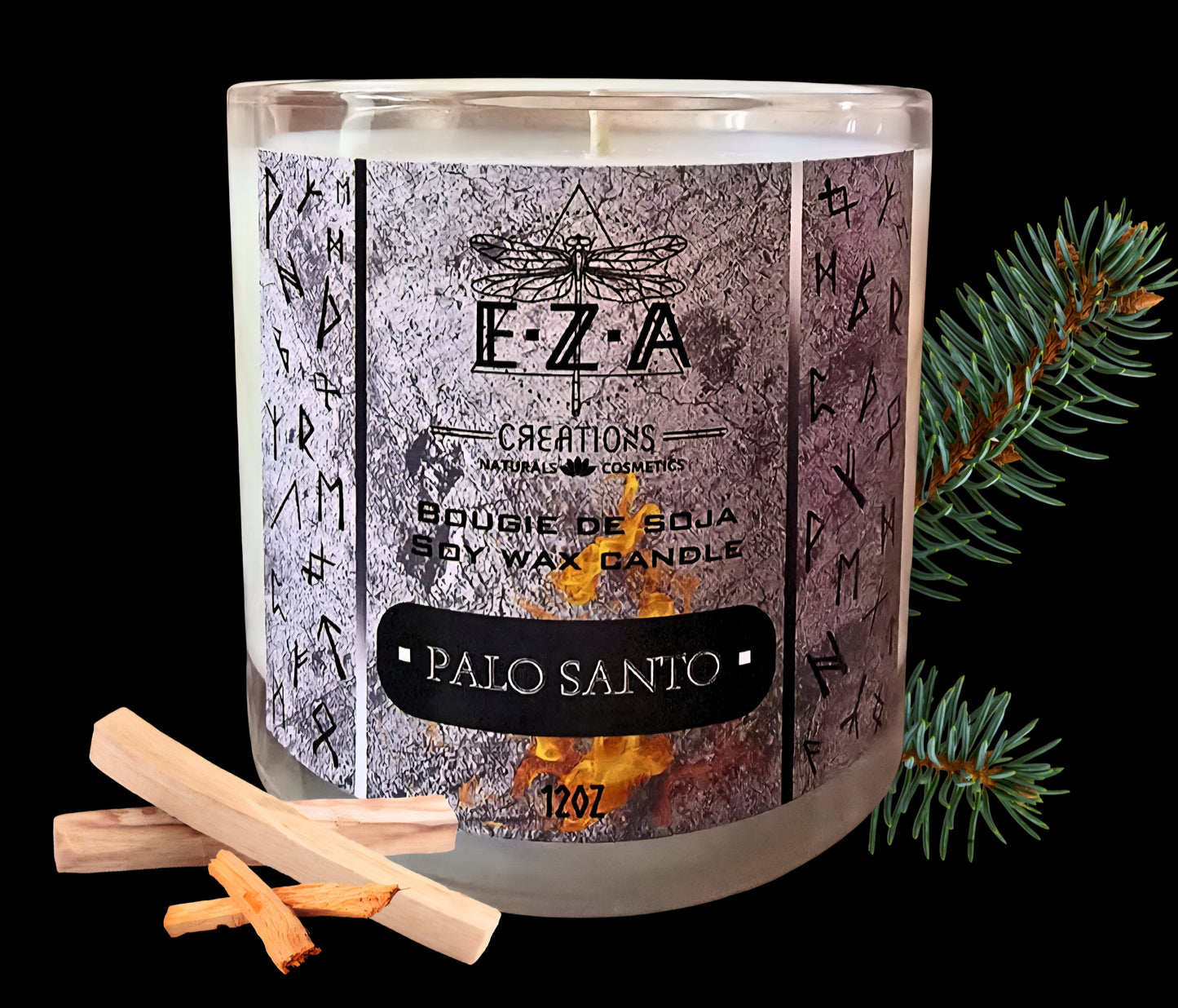 Bougie Palo Santo - Purification et Apaisement •