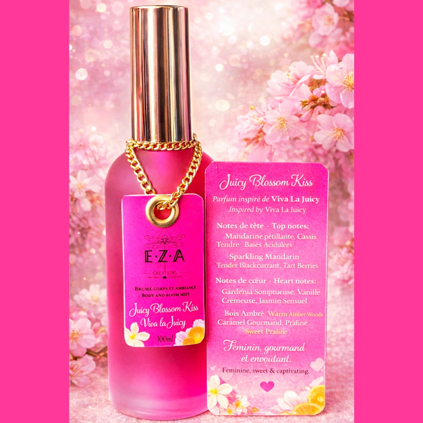 Parfum Juicy Blossom Kiss - Dupe Inspiré de Viva La Juicy 🌸 •