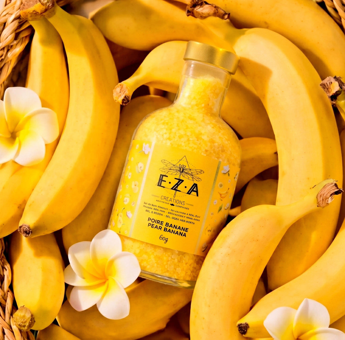 Sel de bain - Poire banane 🍐🍌 •