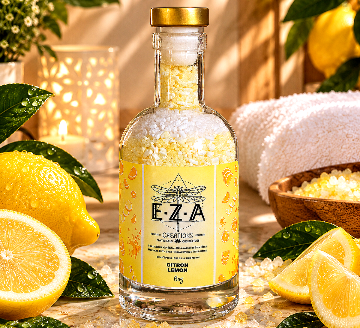 Sel de bain Citron 🍋💛 •