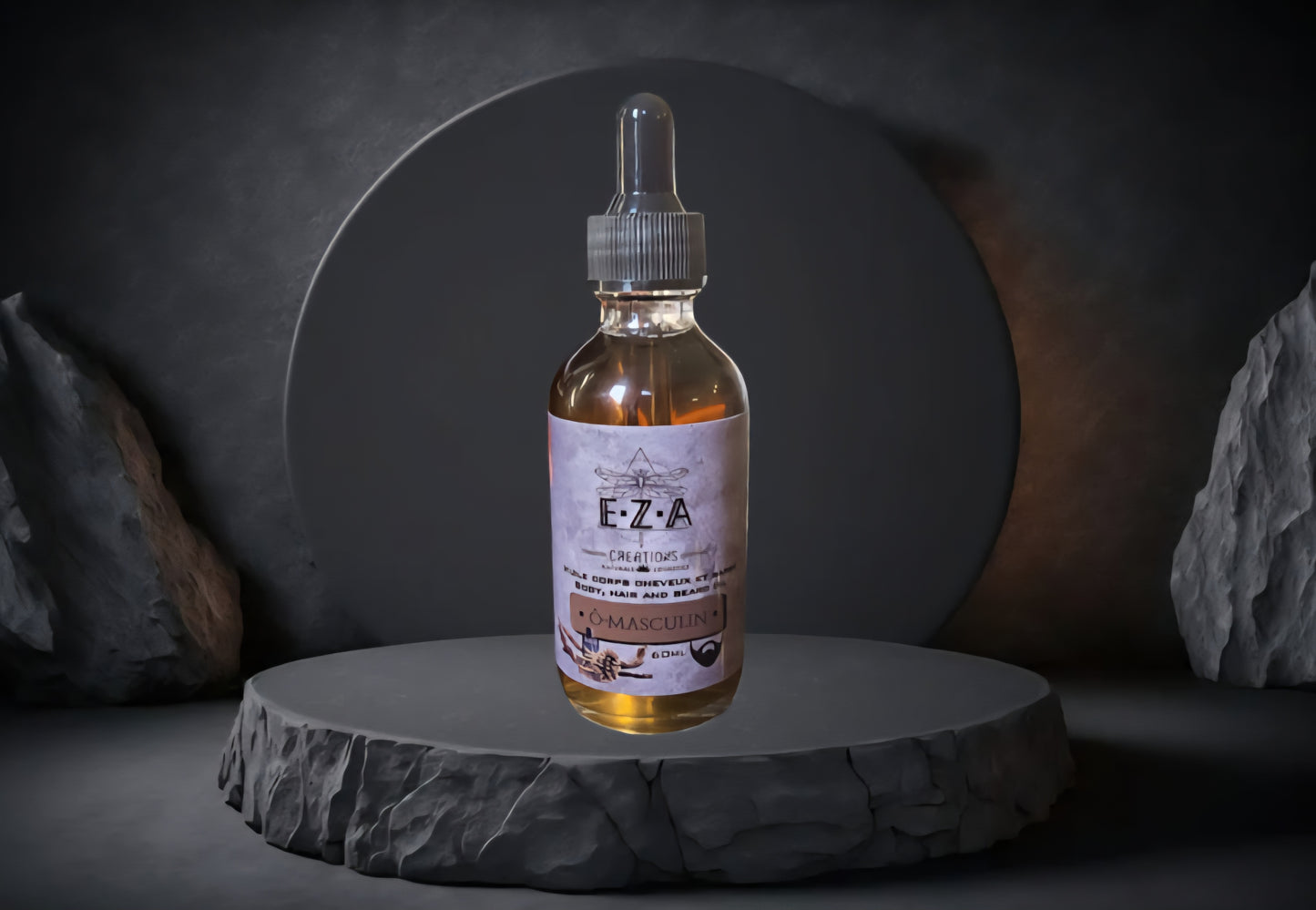 Huile parfumée pour corps, cheveux et barbe •