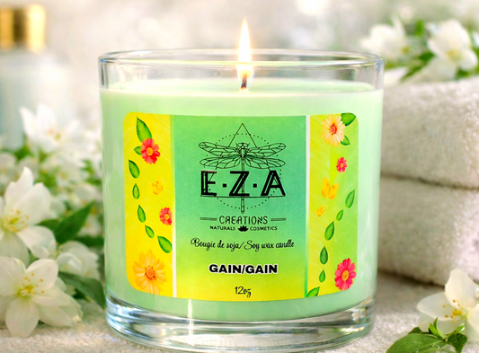 Bougie GAIN 💛💚🧡 •