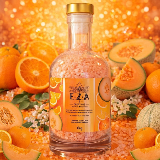 Sel de bain Orange & Cantaloup