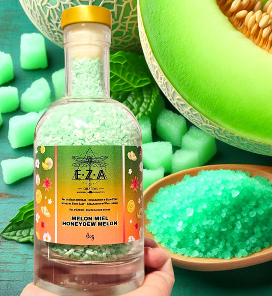 Melon miel - Sel de bain 🍈💚 •
