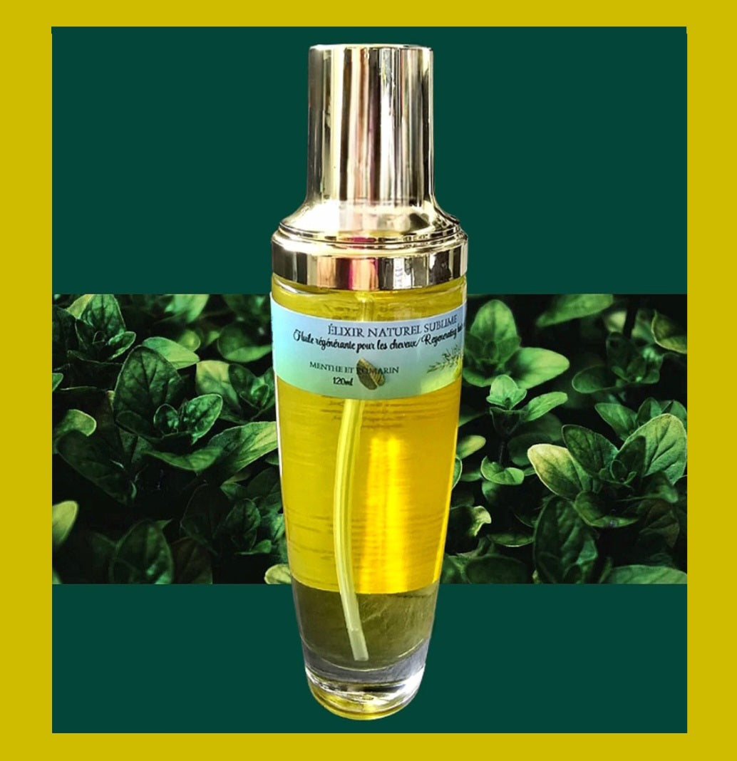 ÉLIXIR NATUREL SUBLIME - Huile régénérante pour cheveux 🌿 •