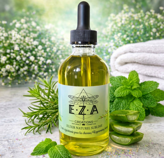 ÉLIXIR NATUREL SUBLIME - Huile régénérante pour cheveux 🌿 •