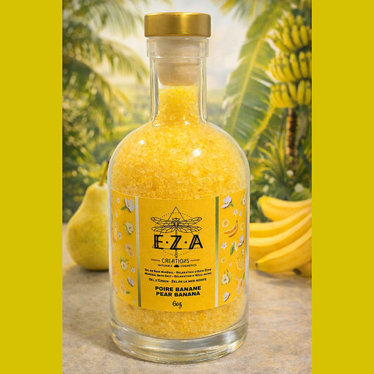 Sel de bain - Poire banane 🍐🍌 •