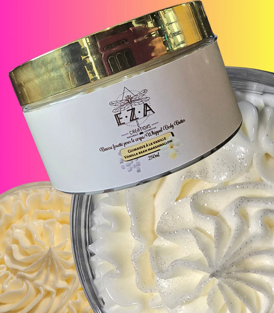 Beurre fouetté onctueux ultra hydratant pour le corps (SANS EFFET GRAS) •