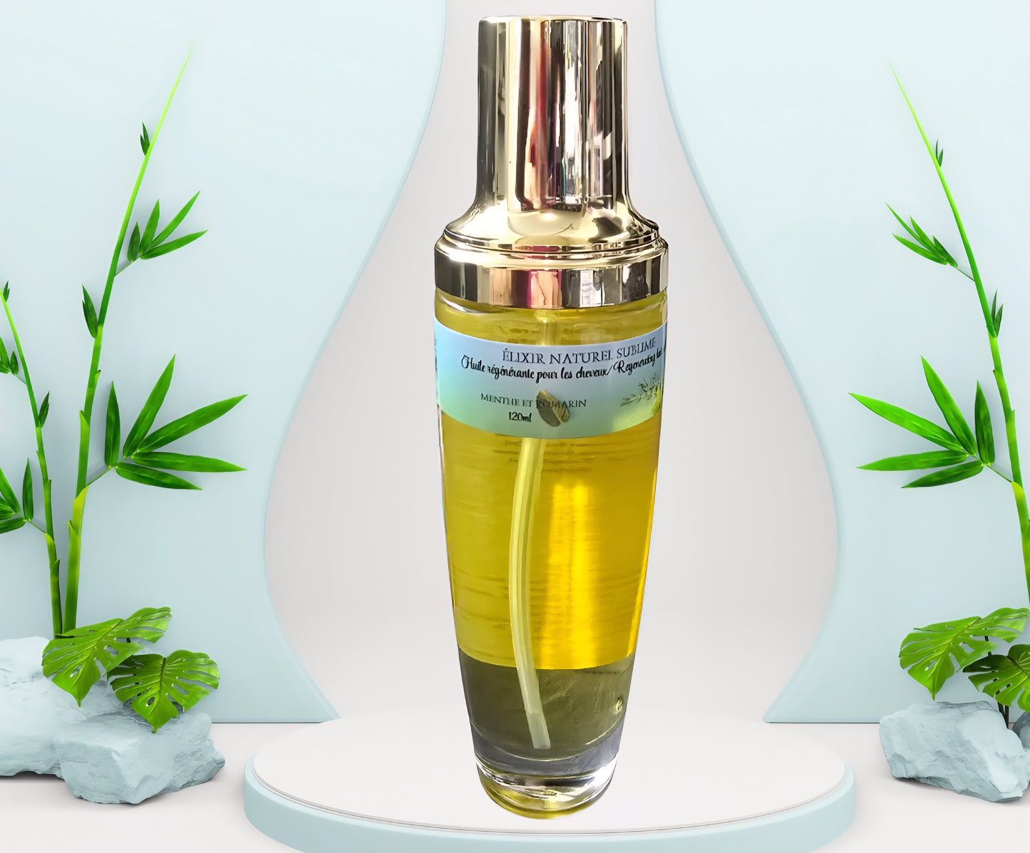 ÉLIXIR NATUREL SUBLIME - huile régénérante pour cheveux 🌿 •