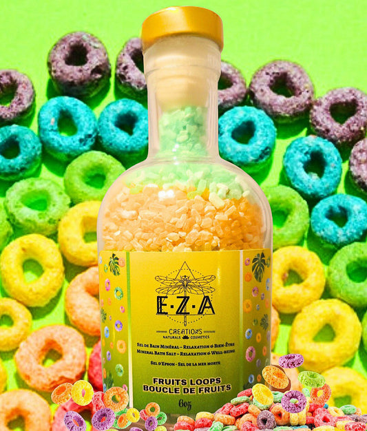 FRUIT LOOPS sel de bain 💚🧡💛💜🩷💙 •