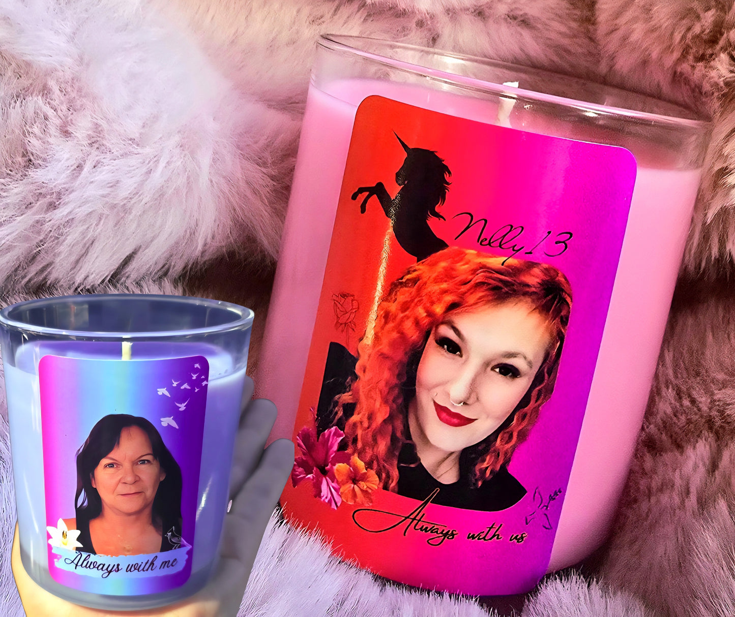 Bougie souvenir de vos êtres chers décédés   •🌹✨️🕊🌸❤️ • (Voici les miennes) 🤍 ~